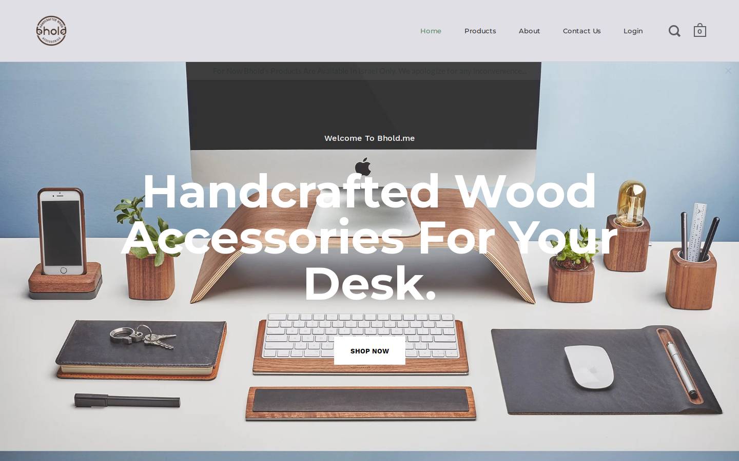 bhold.me homepage screenshot