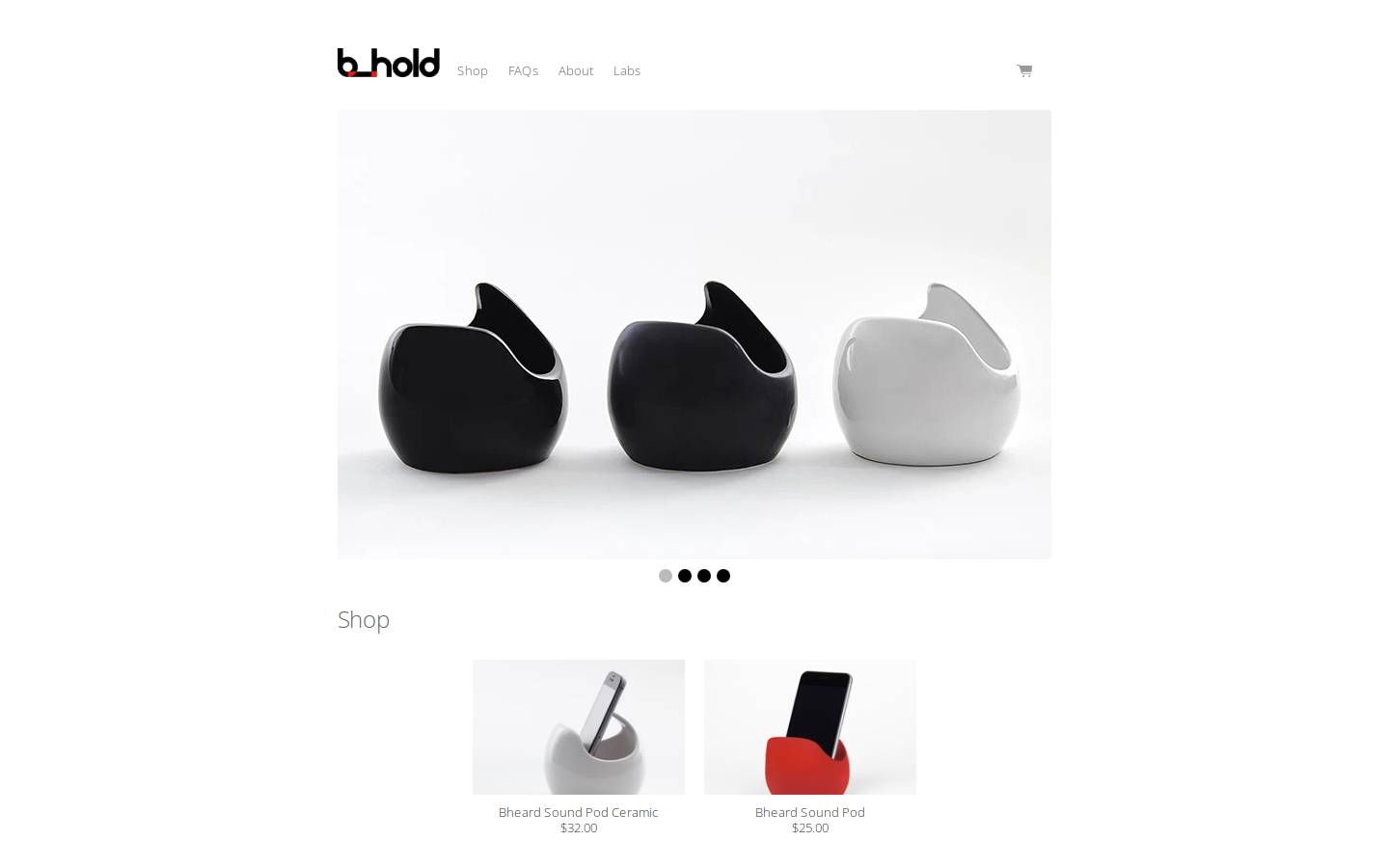 bholddesign.com homepage screenshot