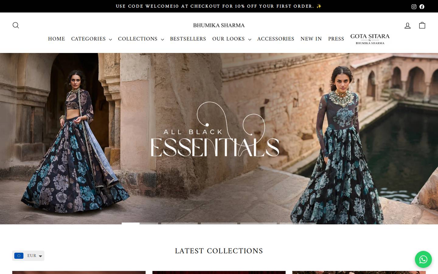 bhumikasharma.in homepage screenshot