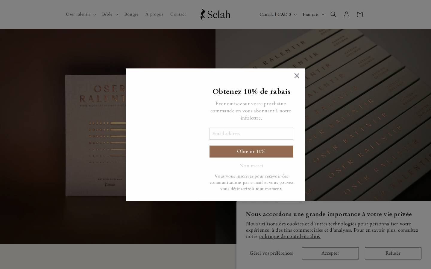bibleselah.com homepage screenshot