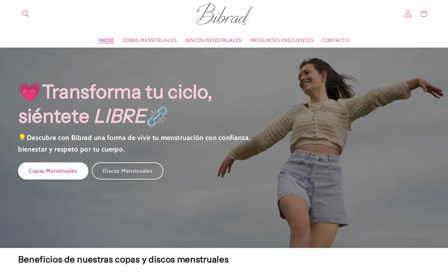 bibrad.com homepage screenshot