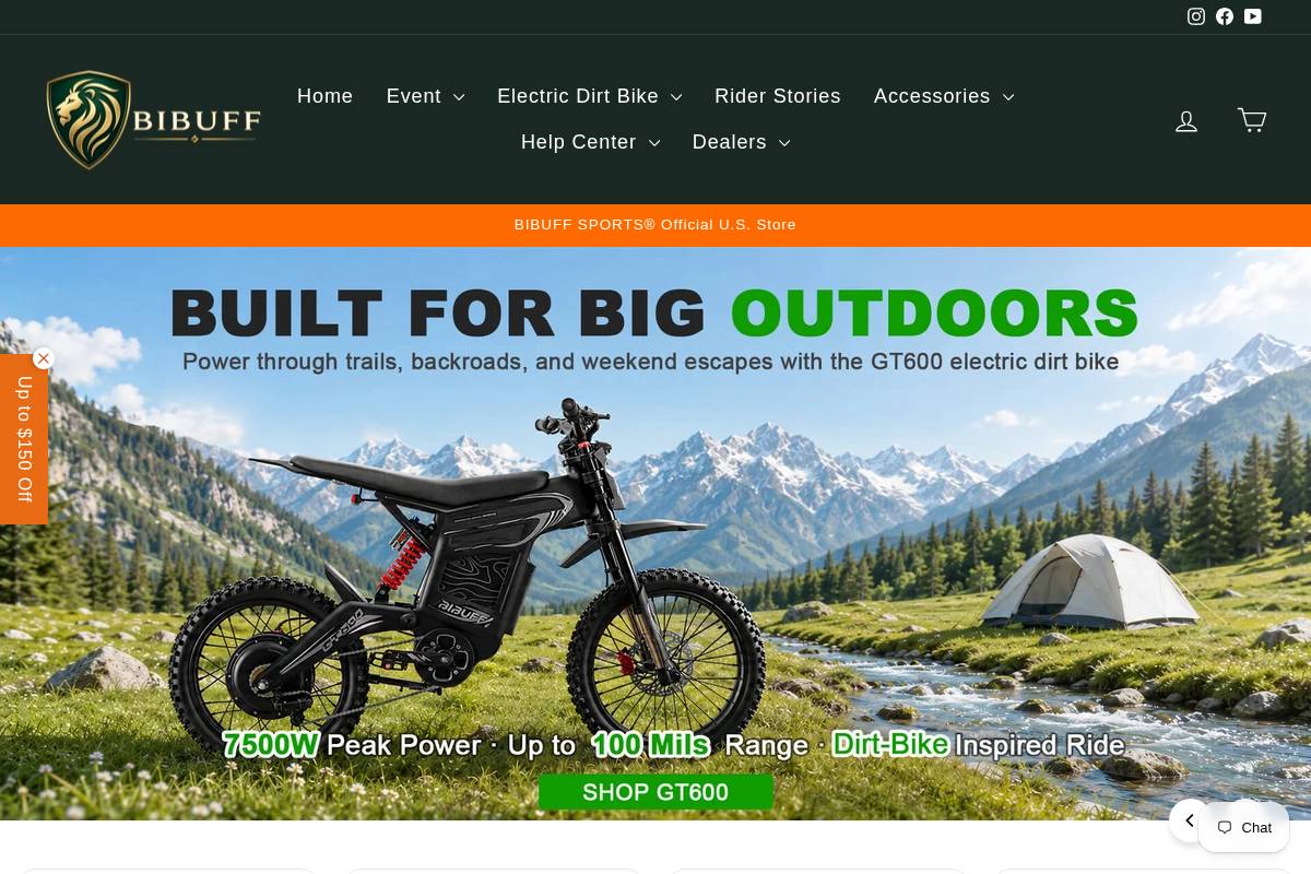 bibuffsports.com homepage screenshot