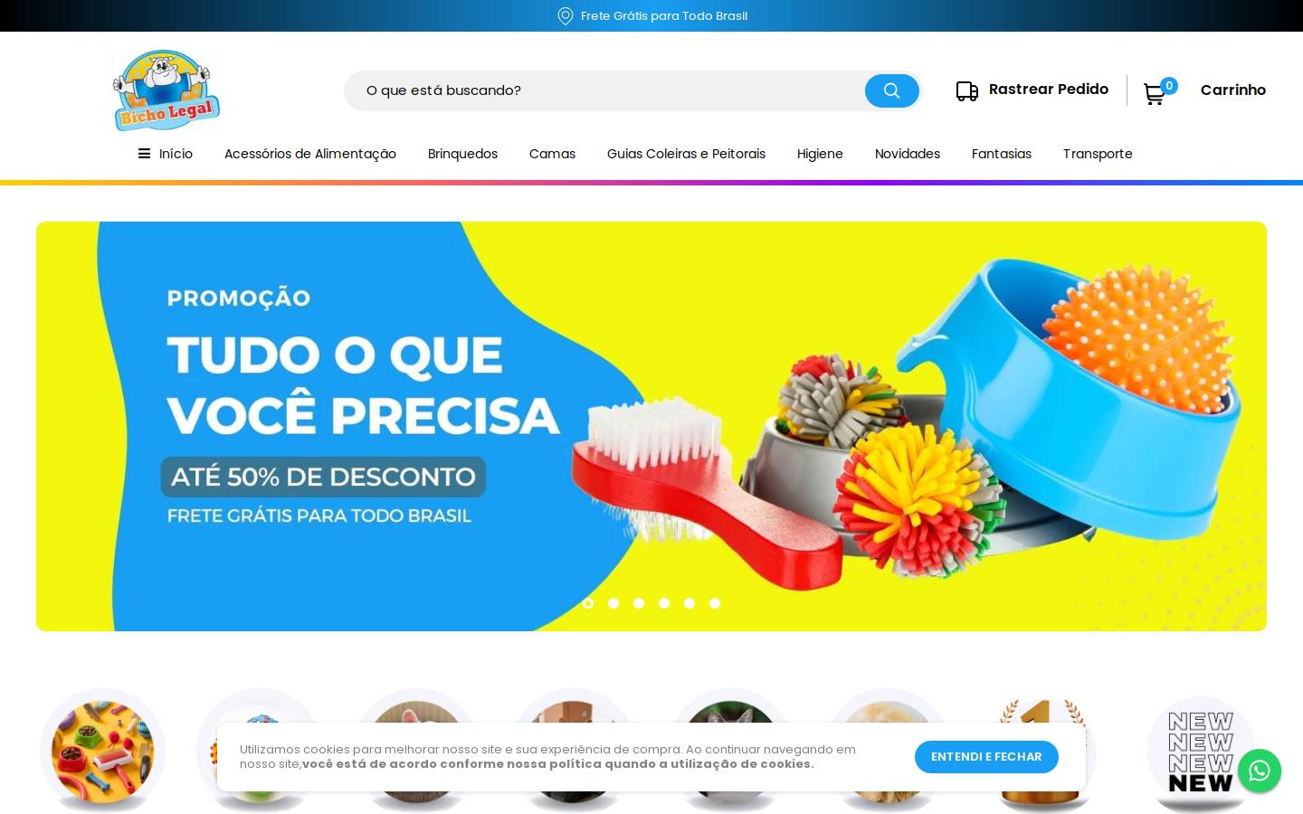 bicholegal.com.br homepage screenshot