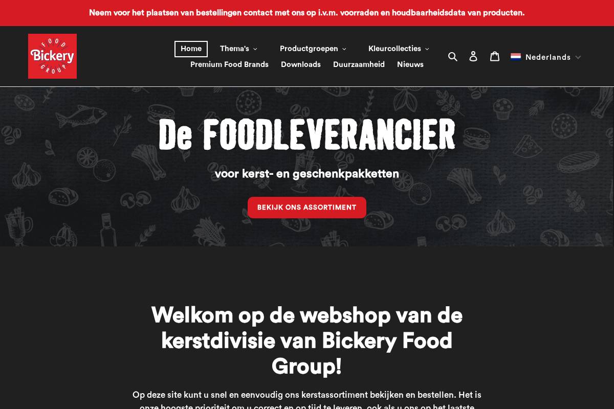 bickerykerst.nl homepage screenshot