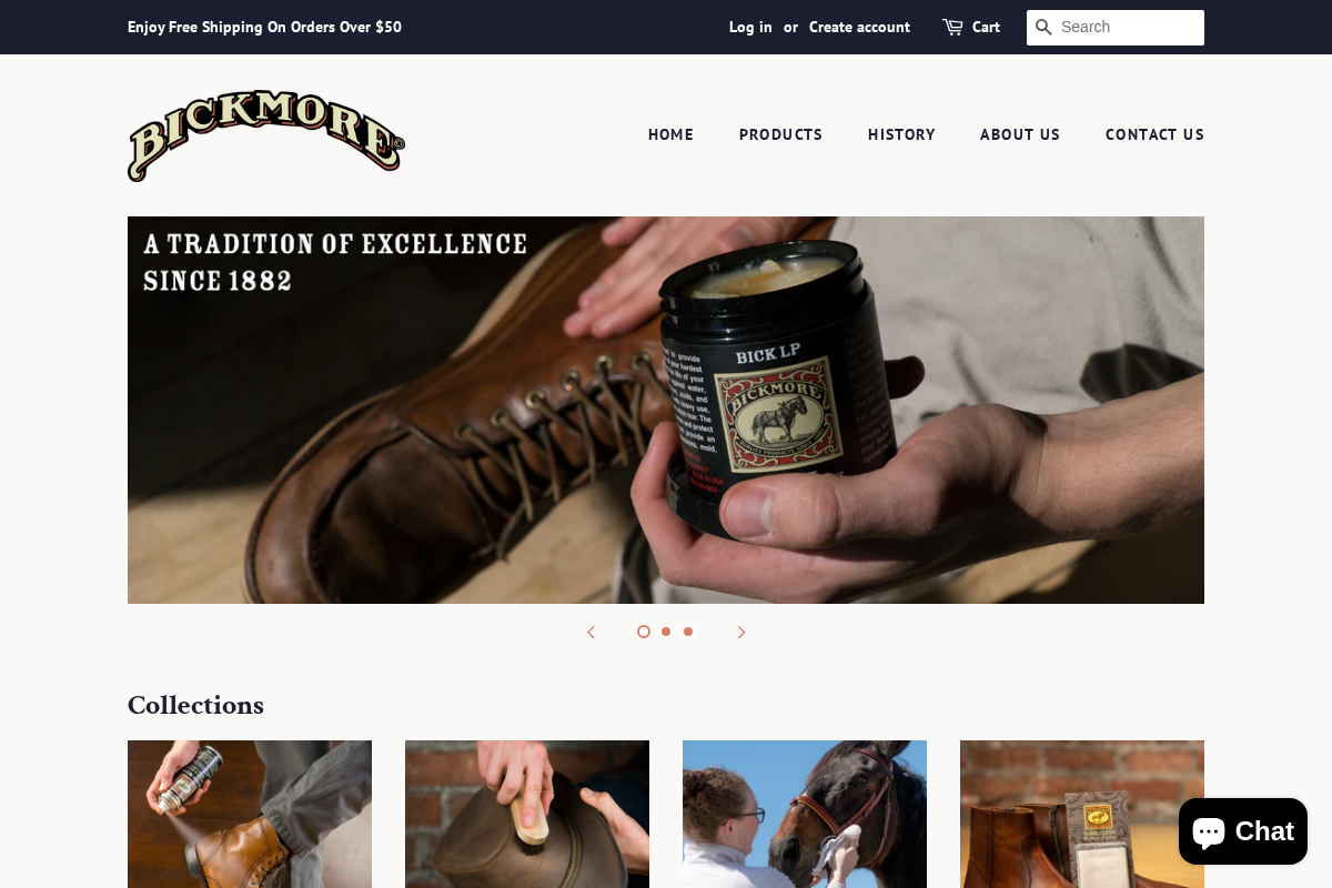 Bickmore homepage screenshot