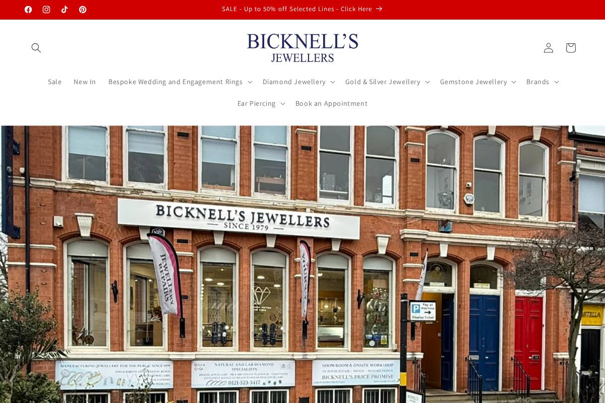  G. L. Bicknell & Sons homepage screenshot