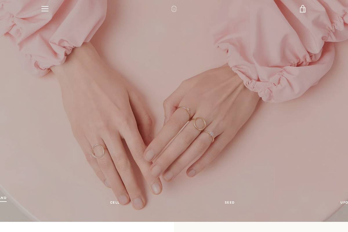 bidoujewelry.com homepage screenshot