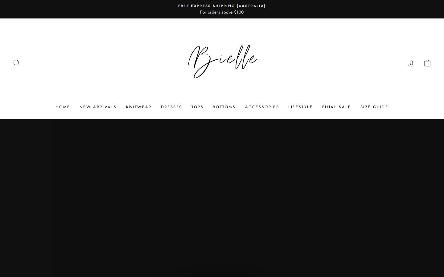 bielle.com.au homepage screenshot