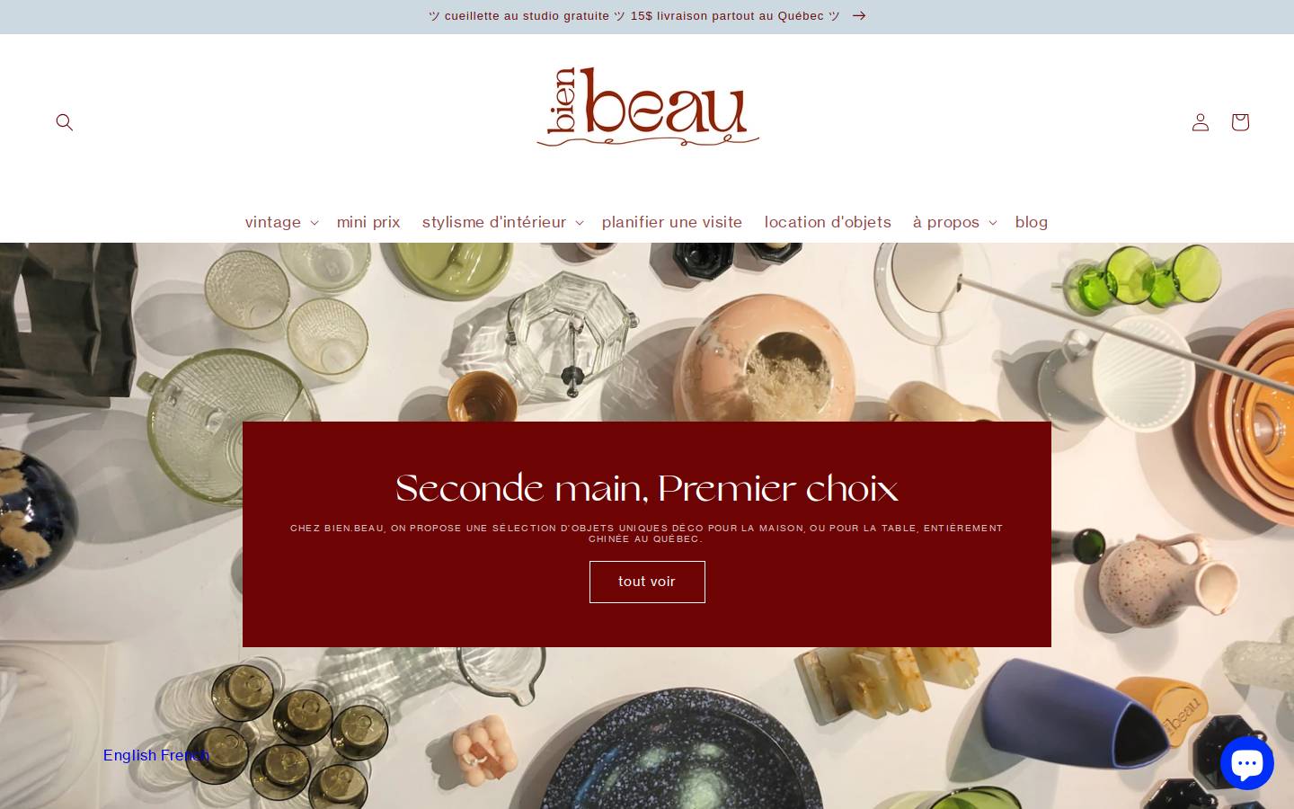 bienbeau.ca homepage screenshot