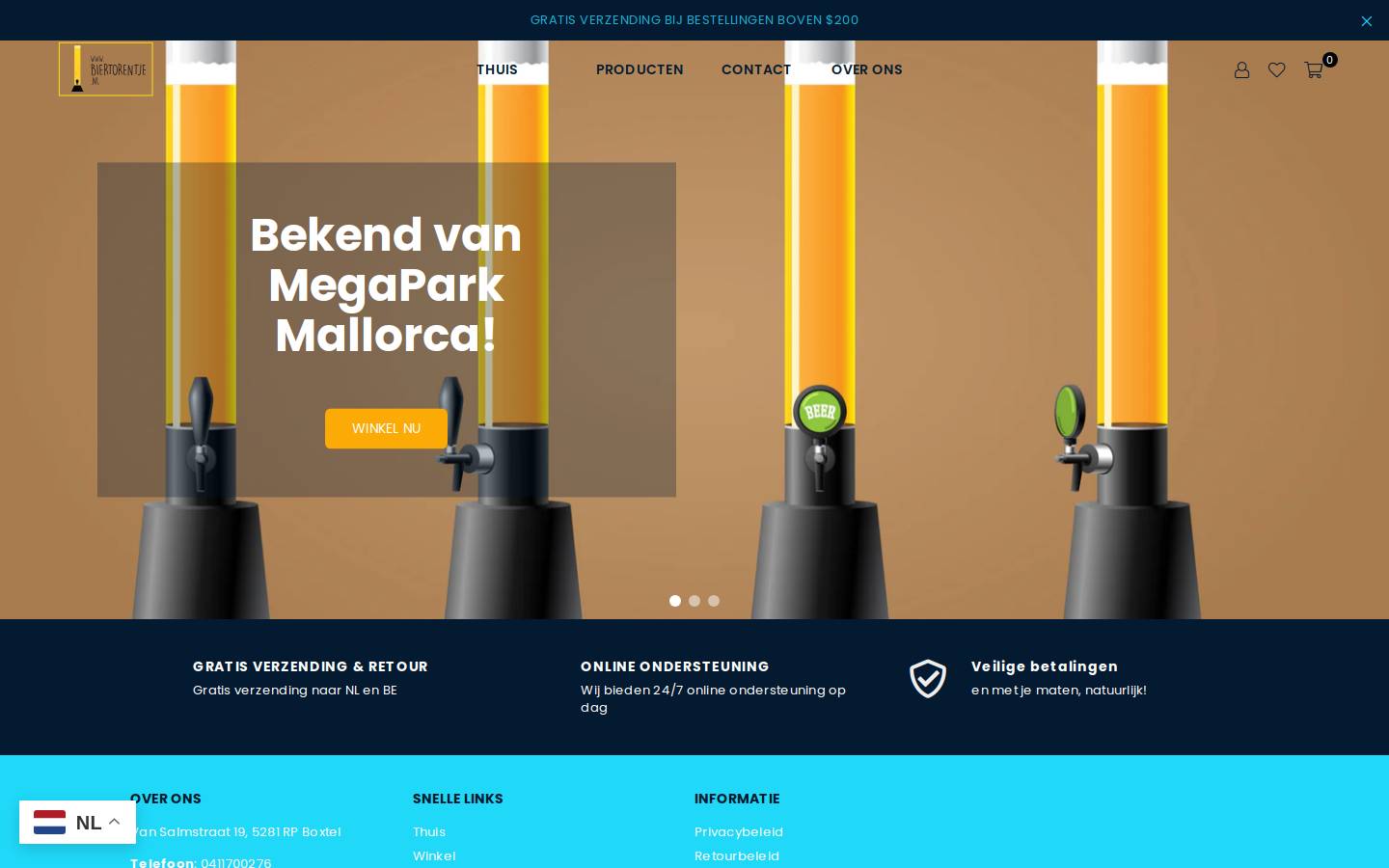 biertorentje.nl homepage screenshot