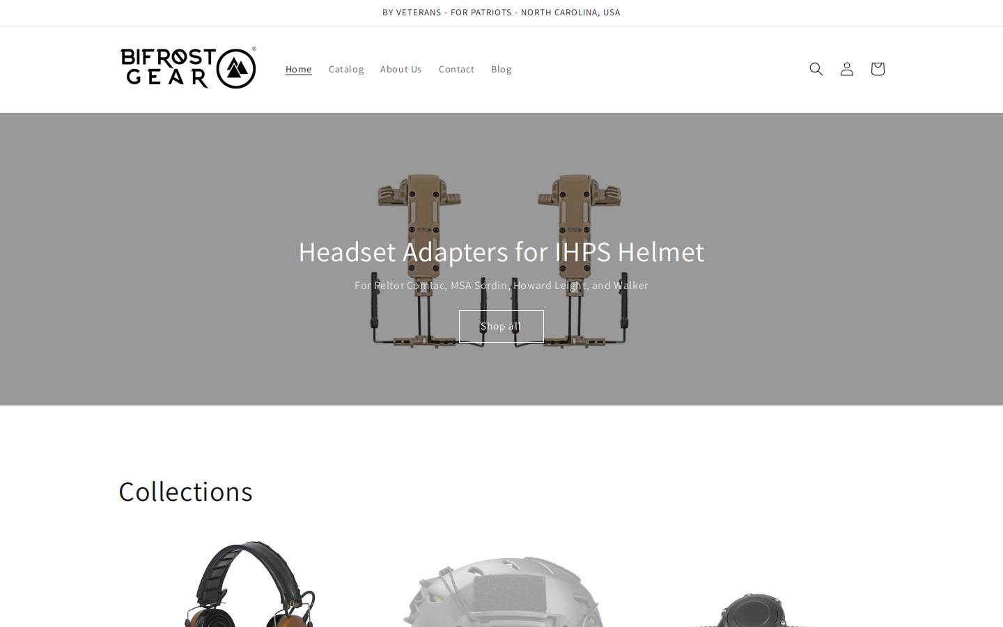 bifrostgear.com homepage screenshot