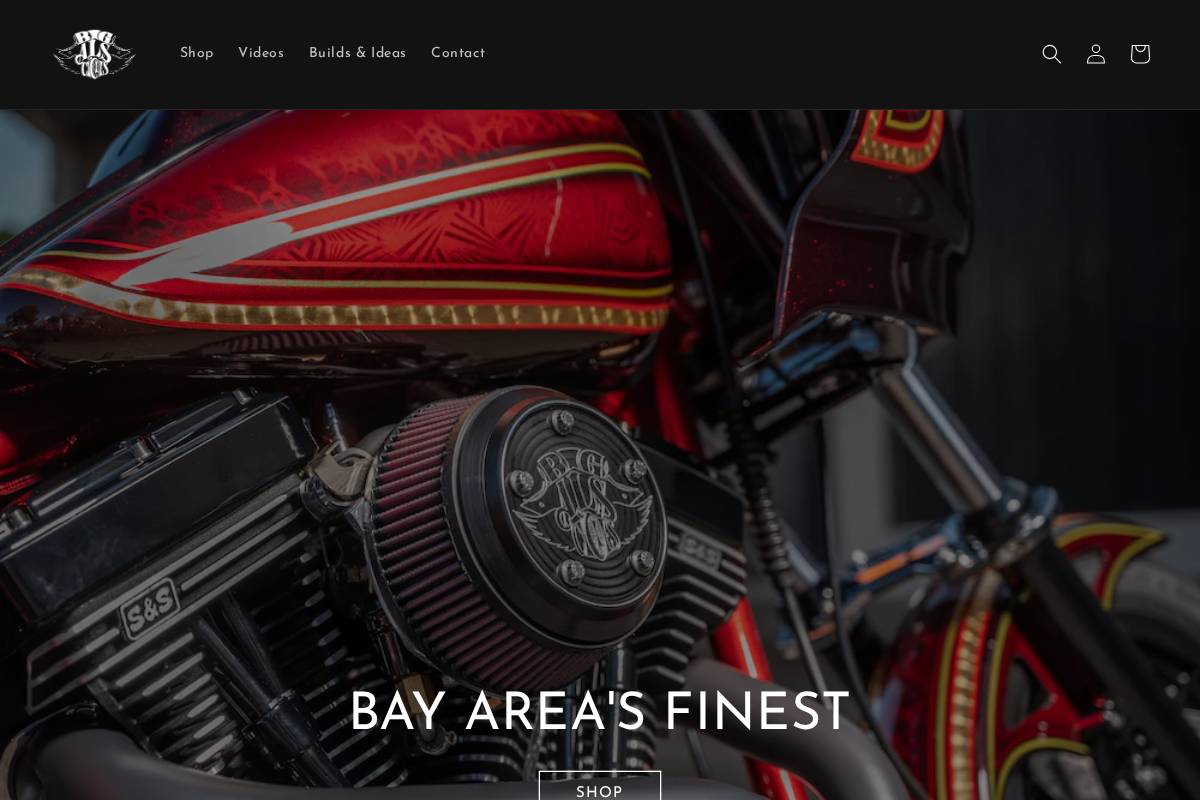 bigalscycles.com homepage screenshot
