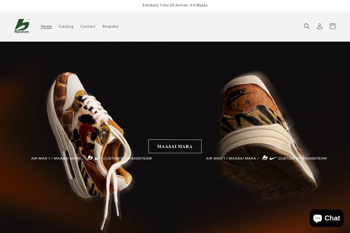 bigassteam_official homepage screenshot