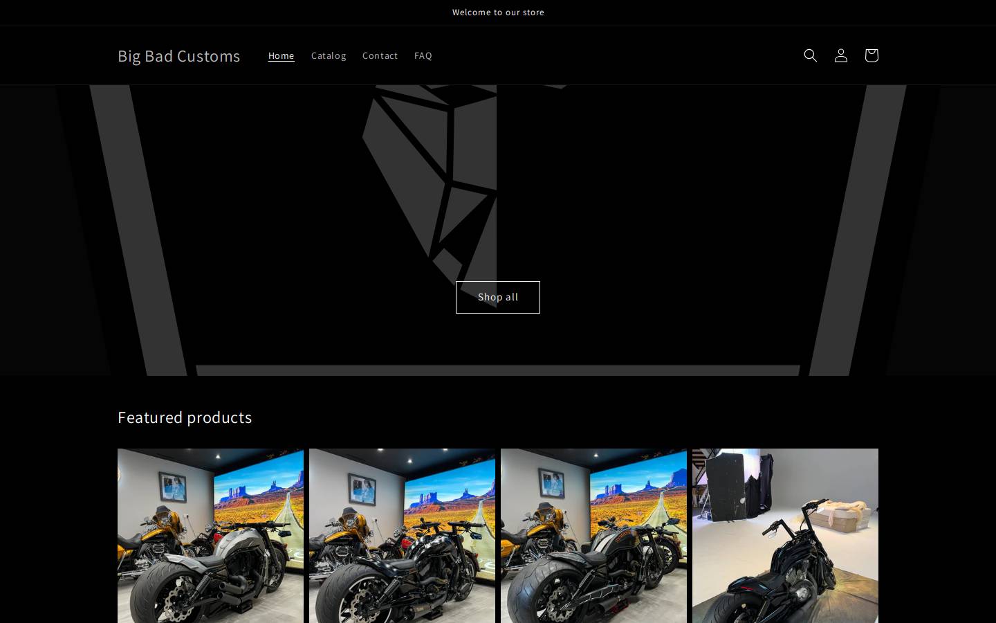 bigbadcustoms.com homepage screenshot