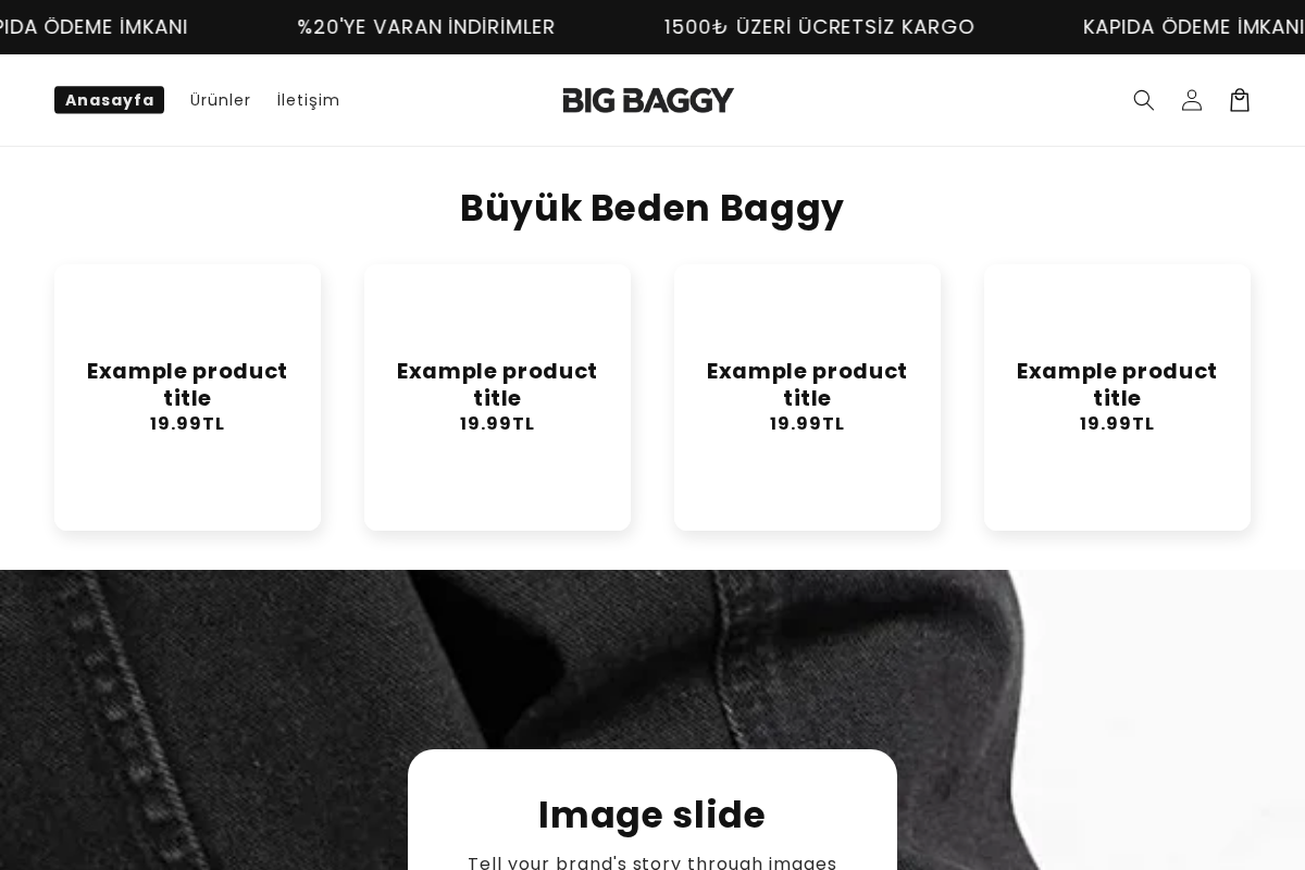 bigbaggy.com.tr homepage screenshot