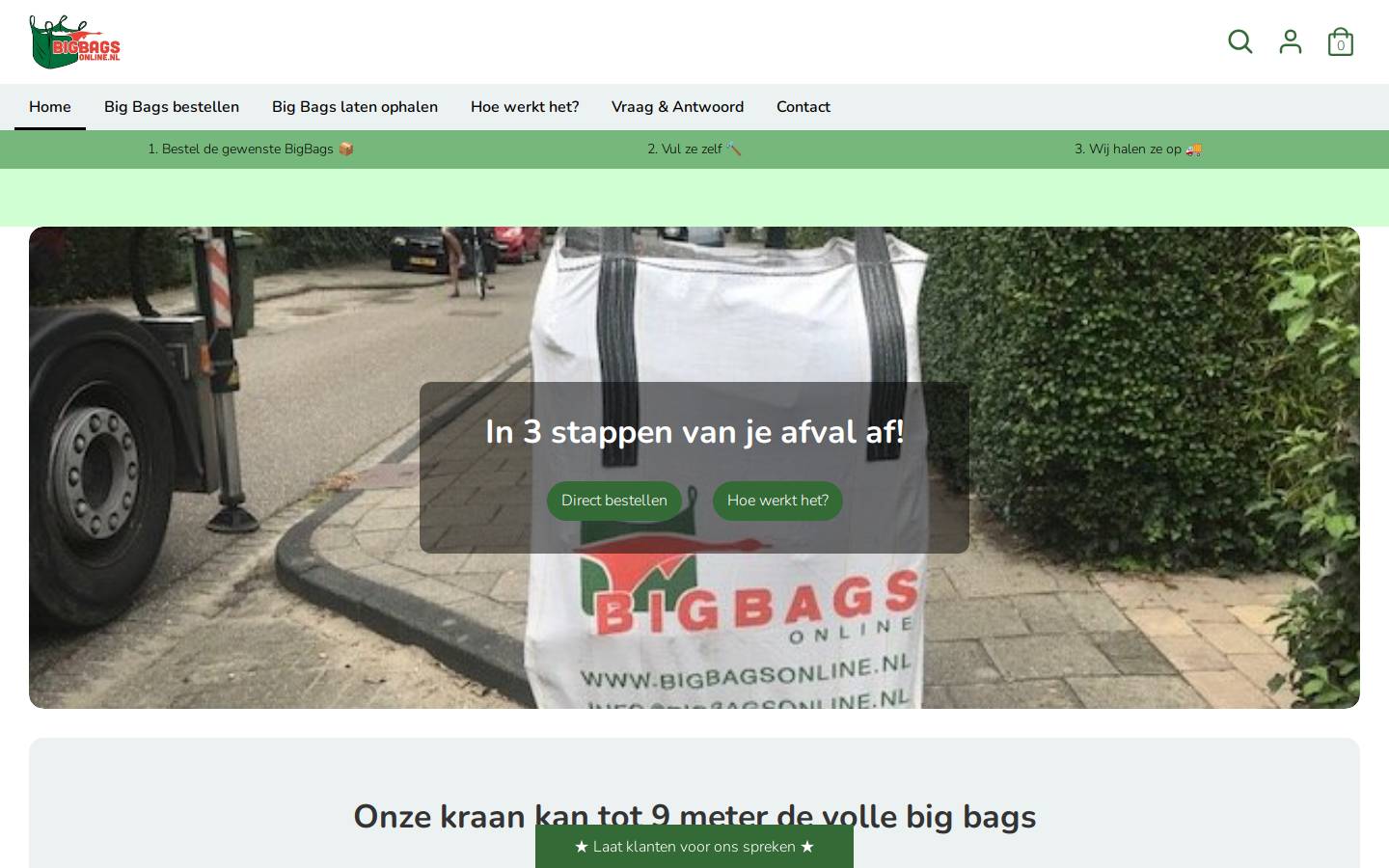 bigbagsonline.nl homepage screenshot