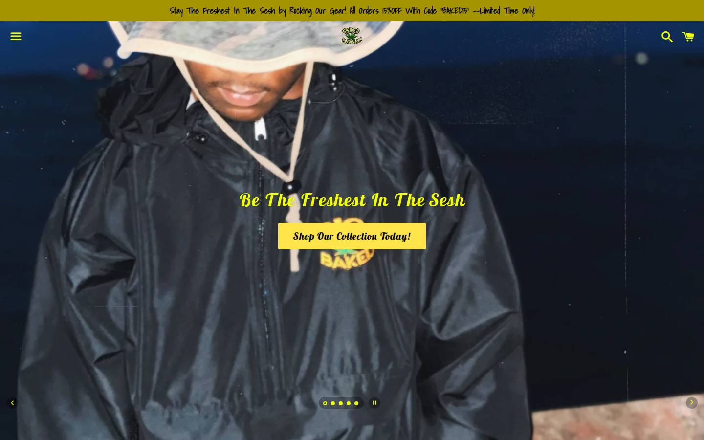 bigbakedco.com homepage screenshot