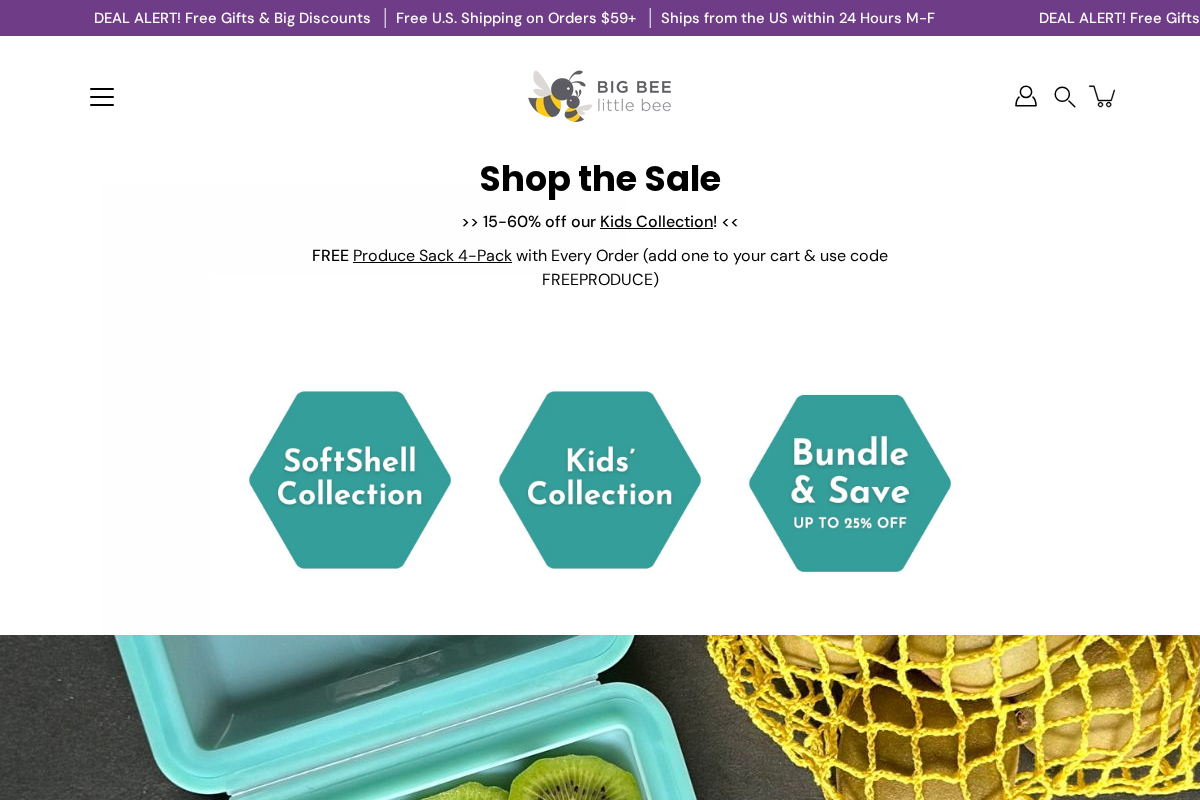 Big Bee, Little Bee homepage screenshot