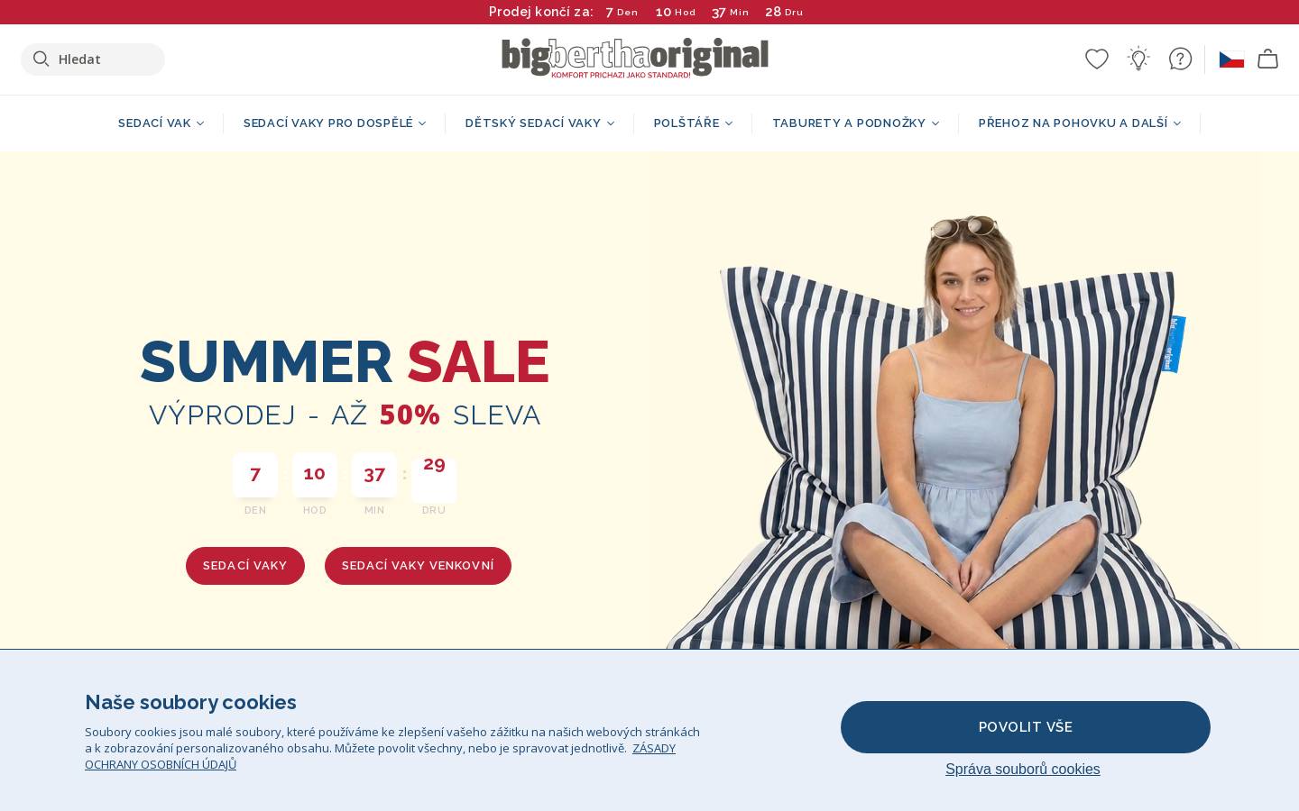 Big Bertha Original homepage screenshot