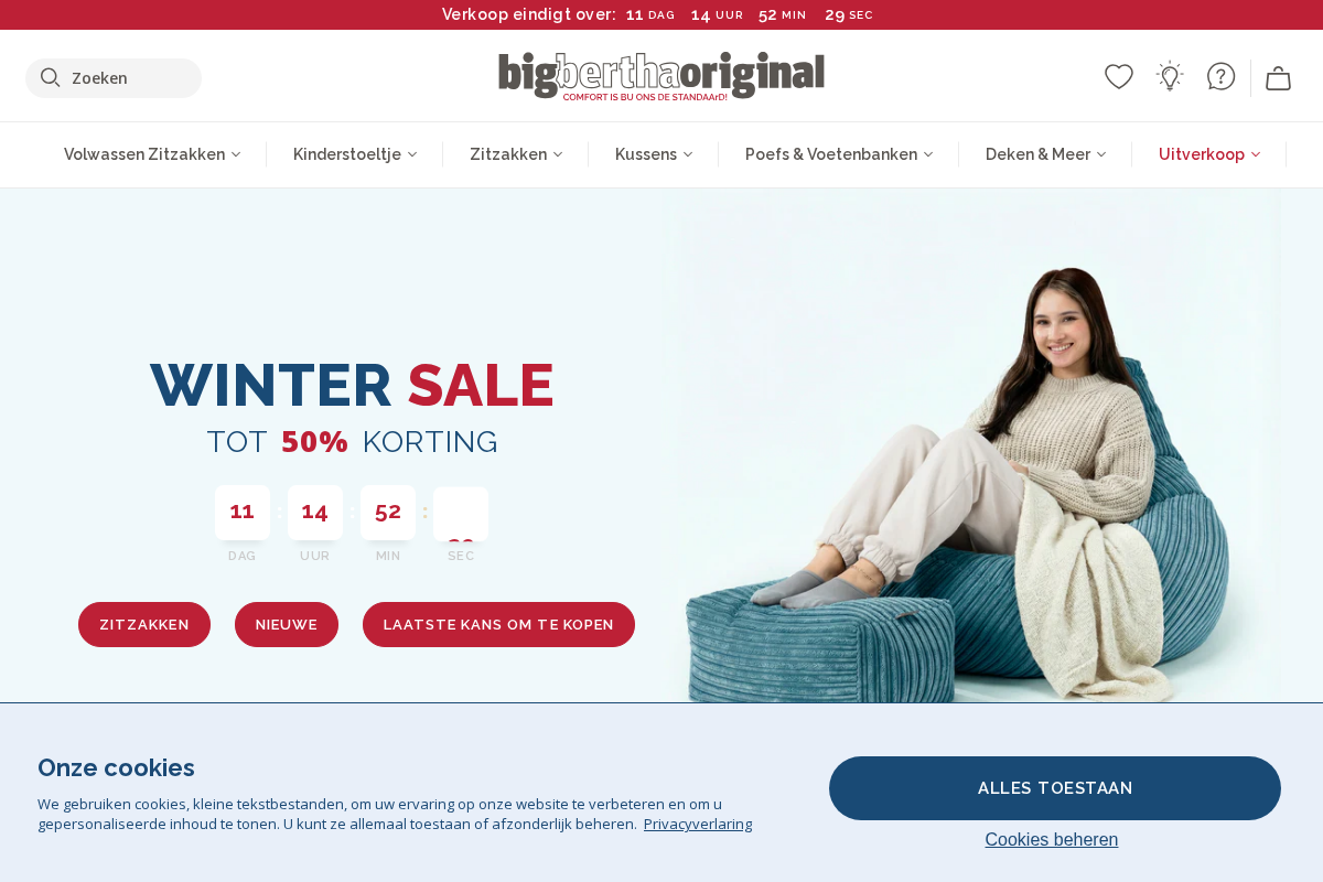 Big Bertha Original homepage screenshot