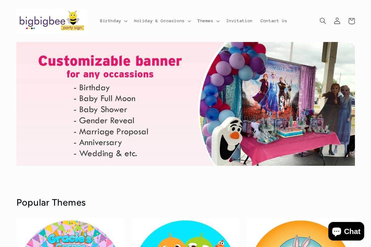 bigbigbee.com homepage screenshot