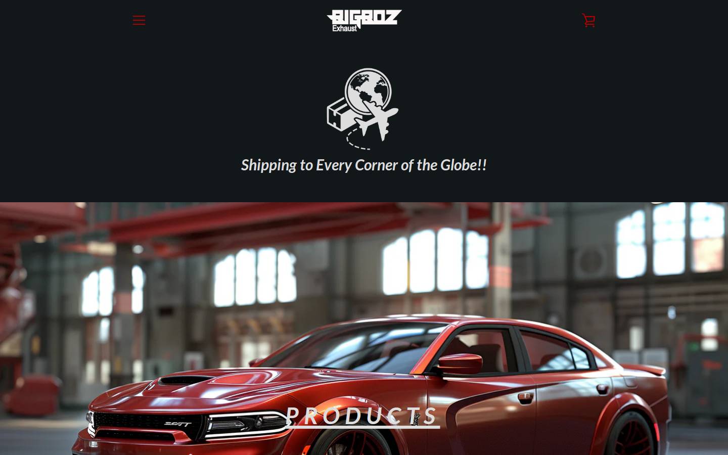 bigbozperformance.com homepage screenshot