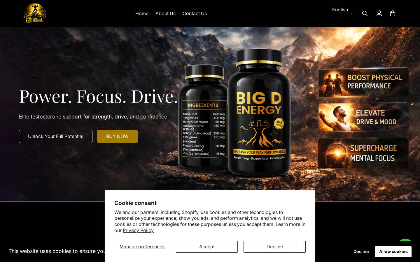 bigdenergy.me homepage screenshot