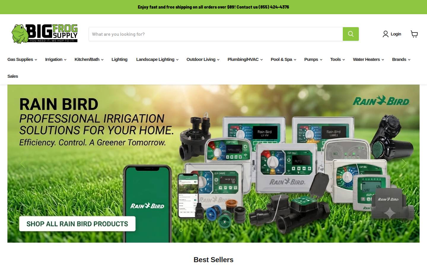 Big Frog homepage screenshot