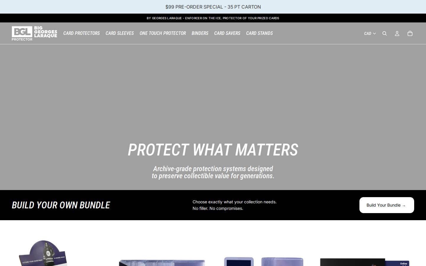 biggeorgeslaraque.com homepage screenshot