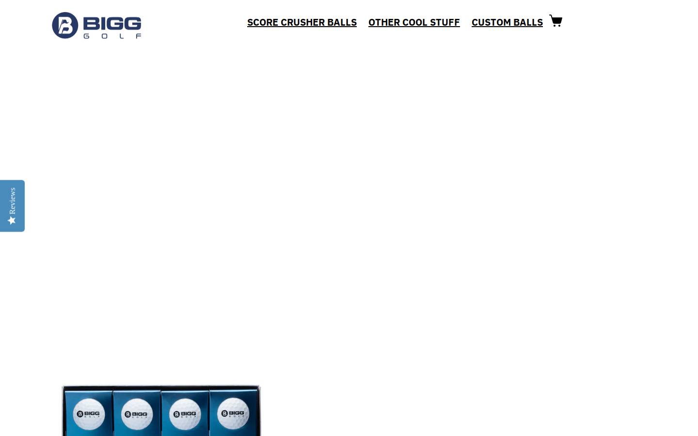 bigggolf.com homepage screenshot