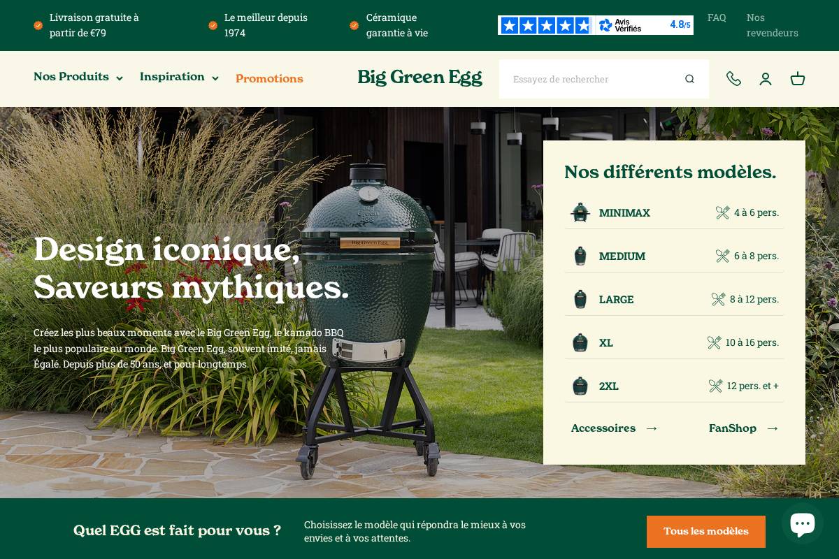 biggreeneggfrance.com homepage screenshot