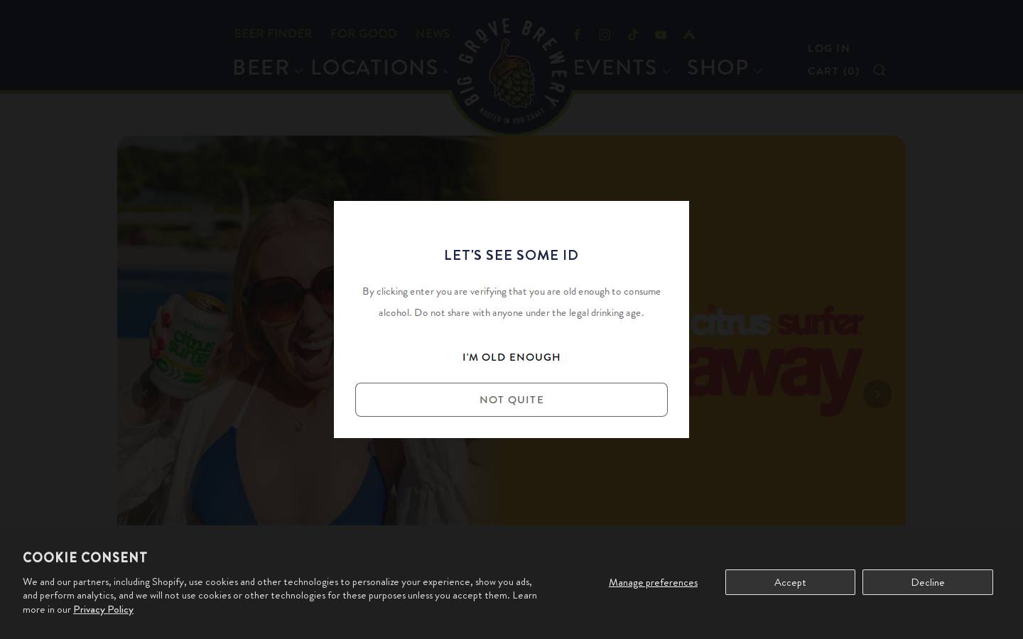 biggrove.com homepage screenshot