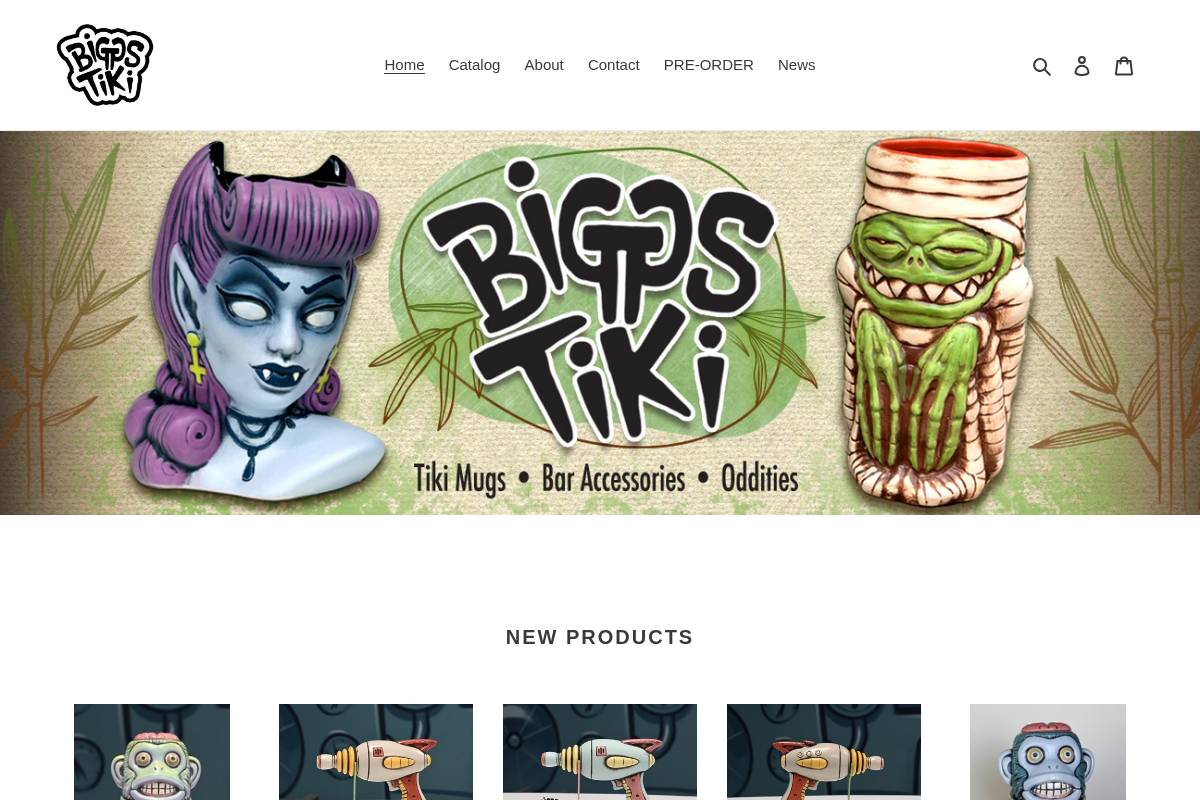biggsstudio.com homepage screenshot