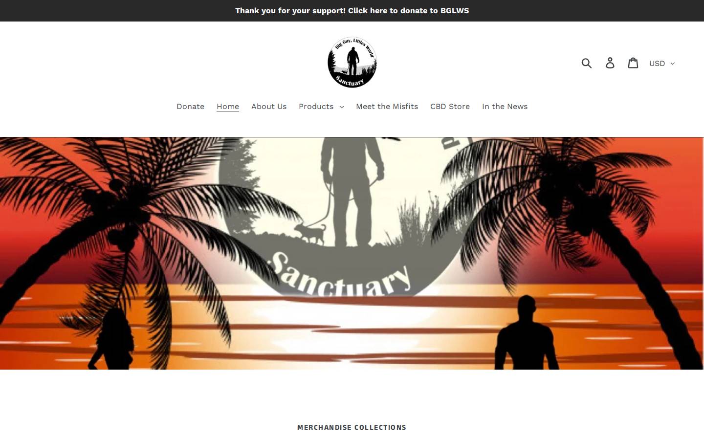 bigguylittlesworld.com homepage screenshot