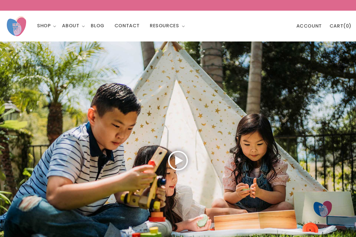 Big Heart Toys homepage screenshot