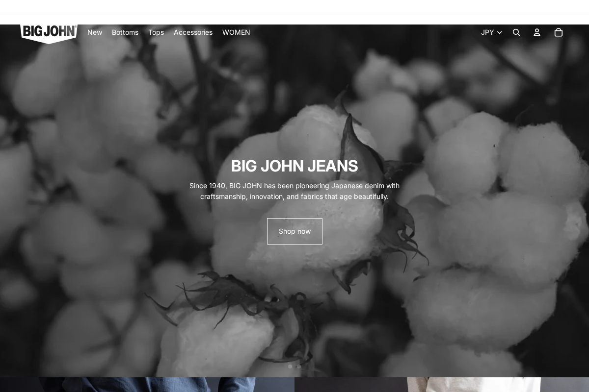 Big-John-Intl homepage screenshot