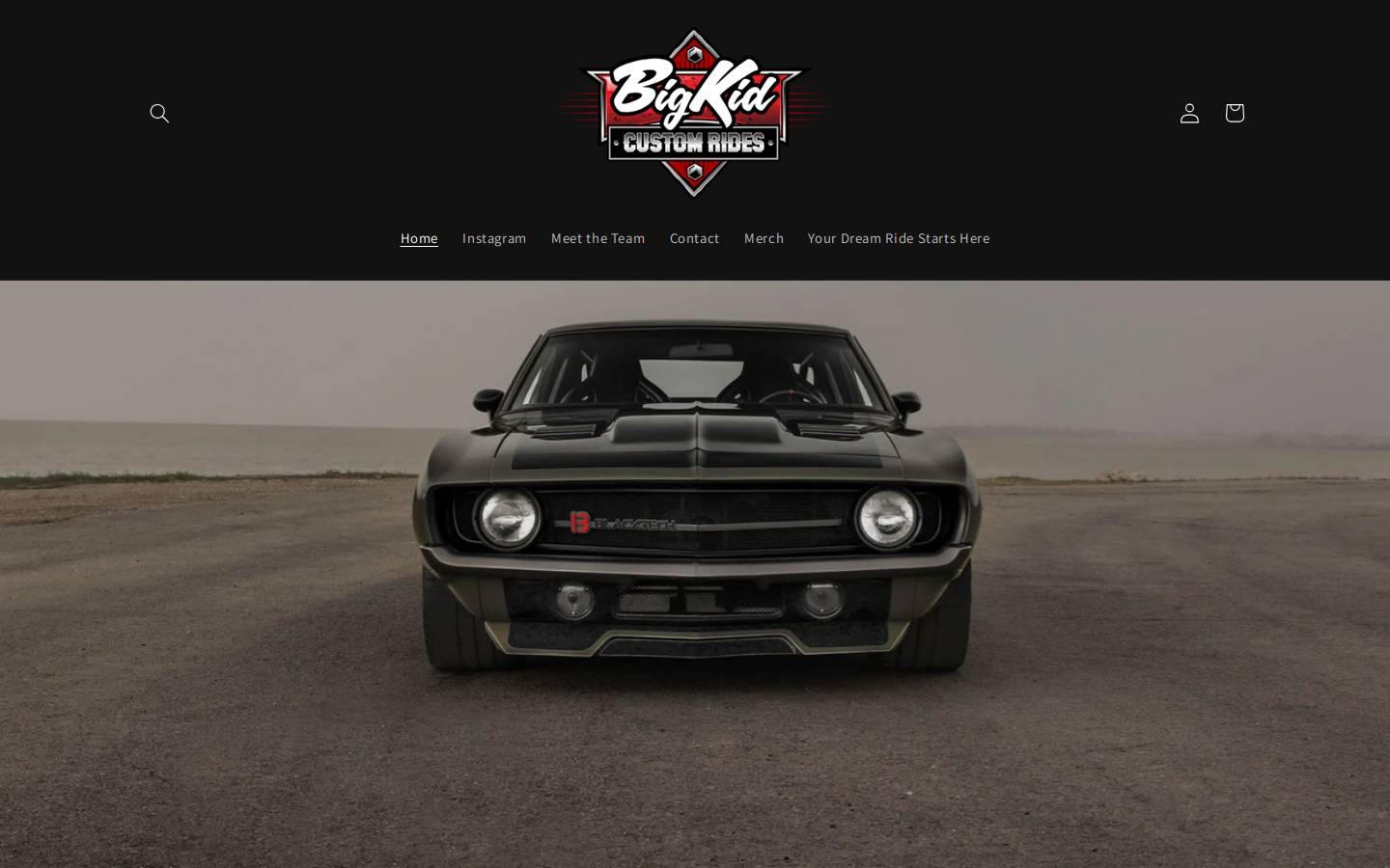 bigkidcustomrides.com homepage screenshot