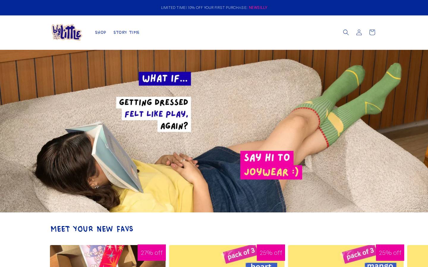 biglittlepeople.com homepage screenshot