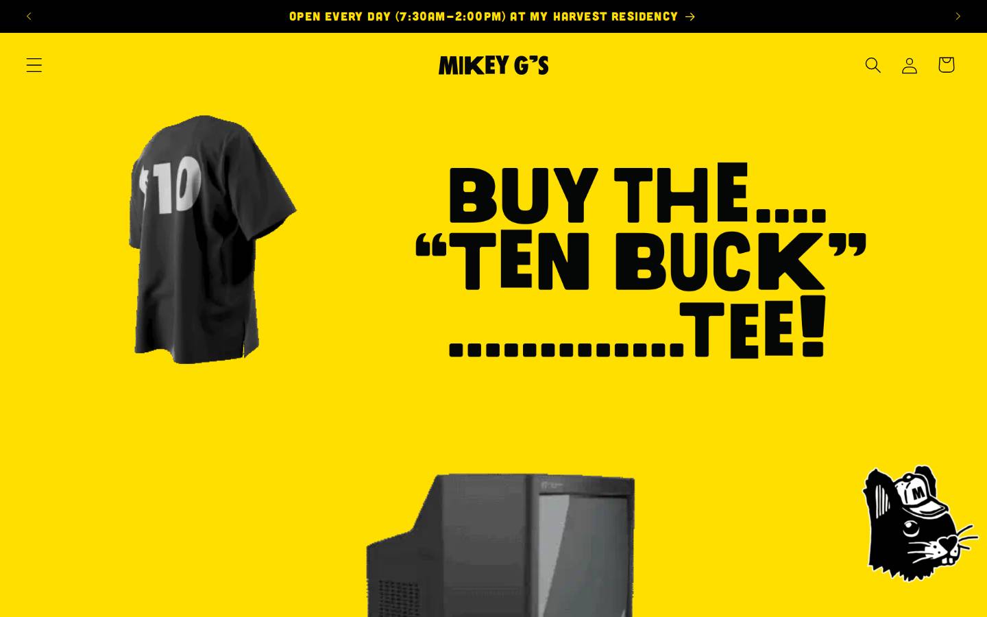 bigmikeygs.com homepage screenshot