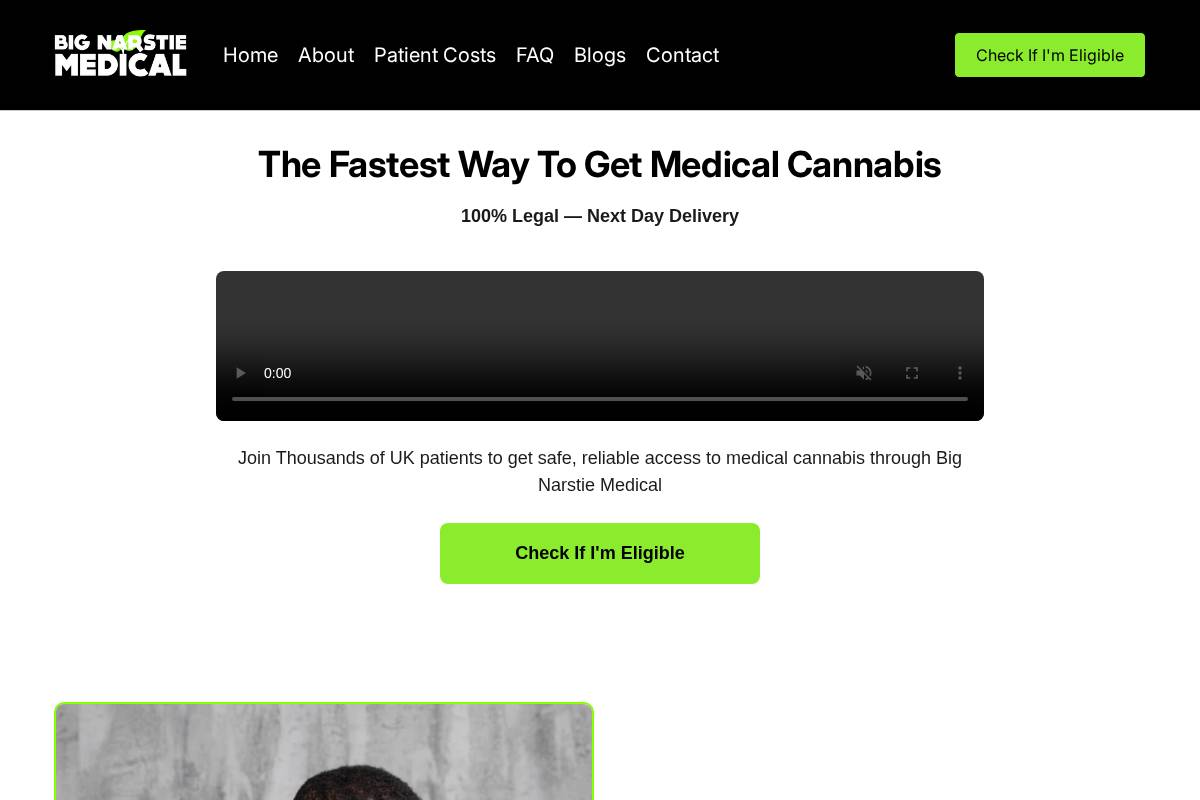 Bignarstiemedical homepage screenshot