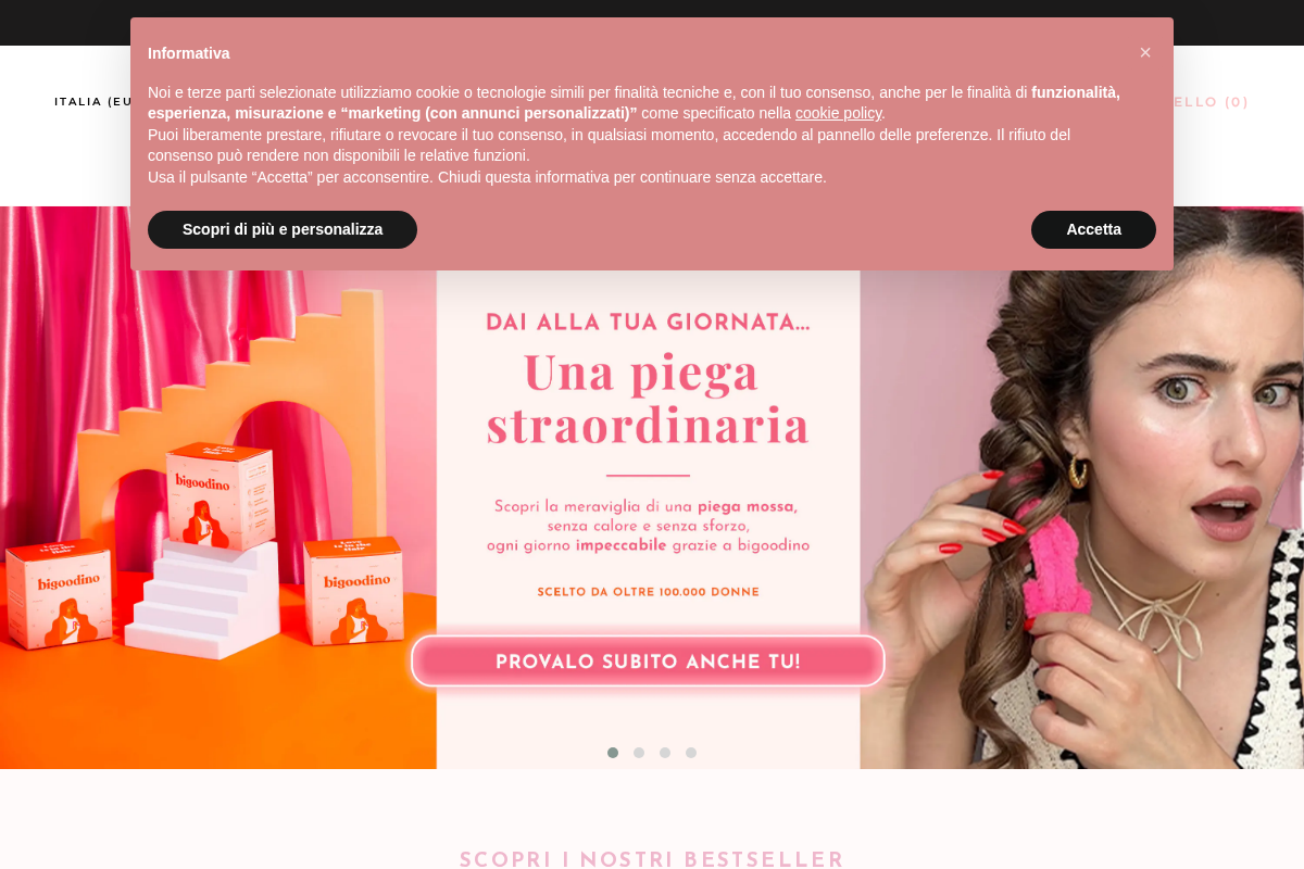 Bigoodino homepage screenshot