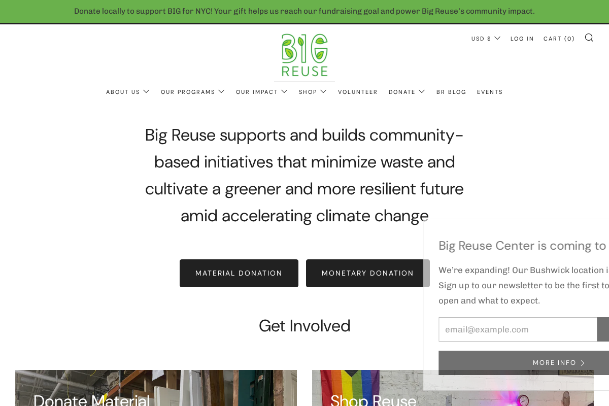 bigreuse.org homepage screenshot