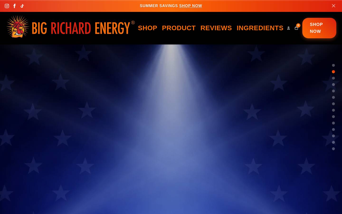bigrichardenergy.co homepage screenshot