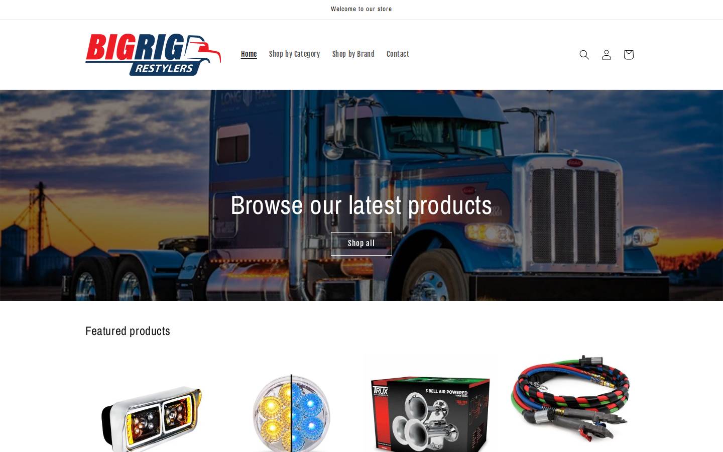 bigrigrestylers.com homepage screenshot