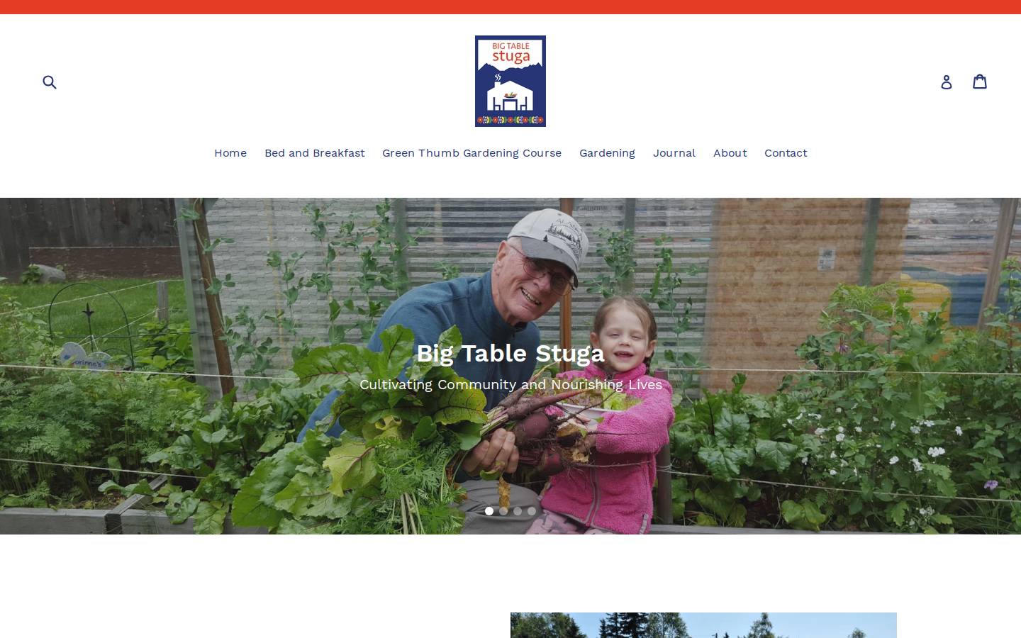 bigtablestuga.com homepage screenshot