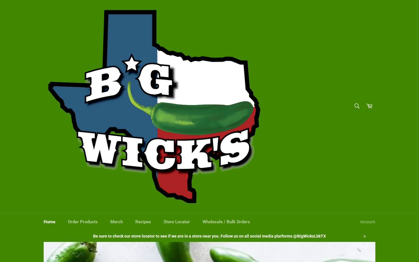 bigwickstx.com homepage screenshot