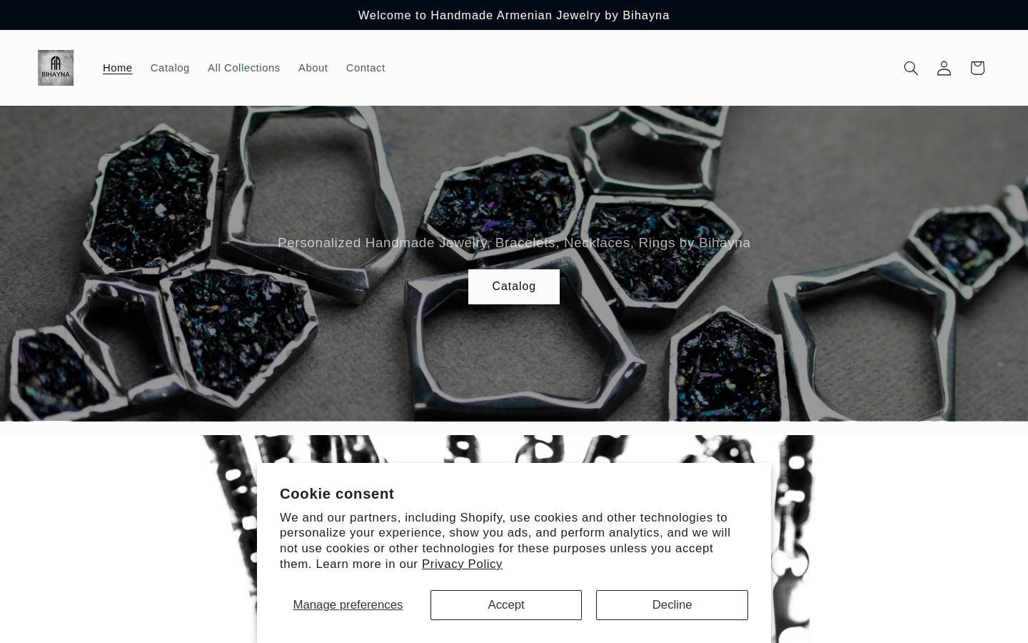 bihayna.com homepage screenshot