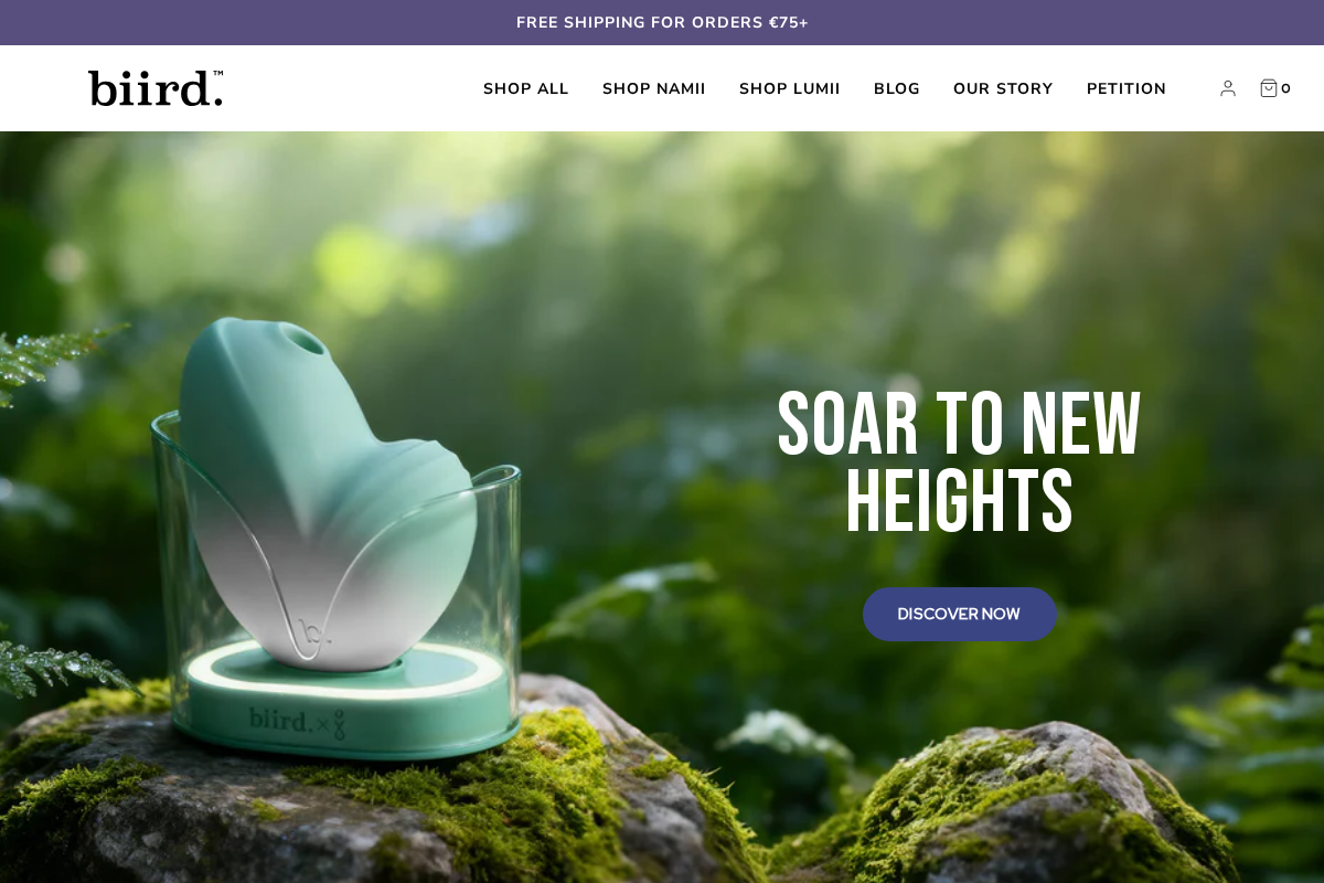 biird.co homepage screenshot