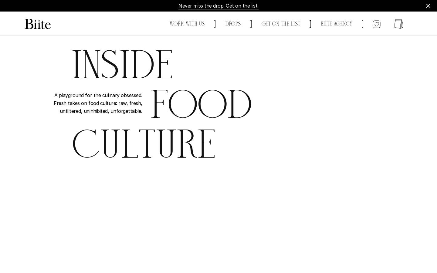 biite.club homepage screenshot