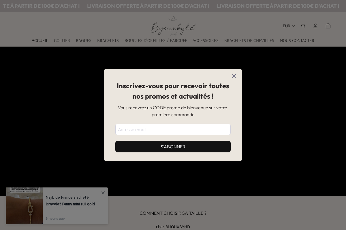 Bijouxbyhd homepage screenshot